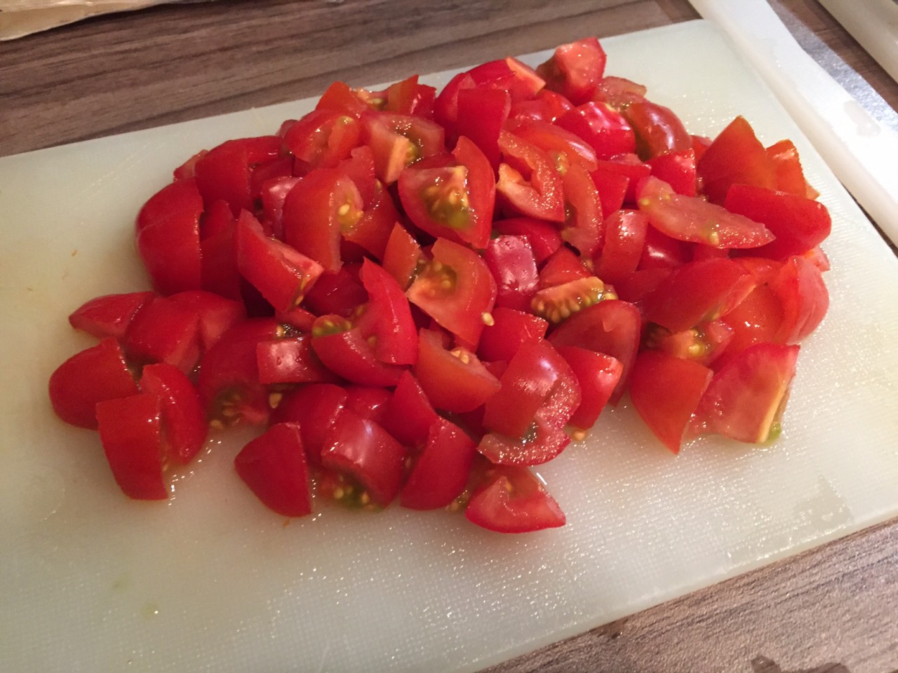 Bruschetta mit Tomaten - Schritt 1